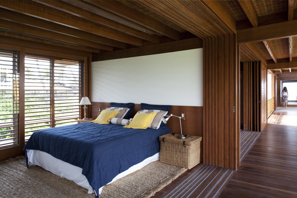 View of the bedrooms connected with the corridor